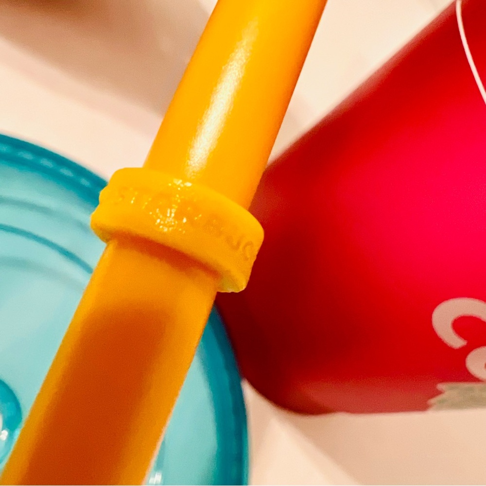 🧋🏝️ STARBUCKS lid straw replacements 1 cold cup Hawaii Collection new reusable - Picture 2 of 11